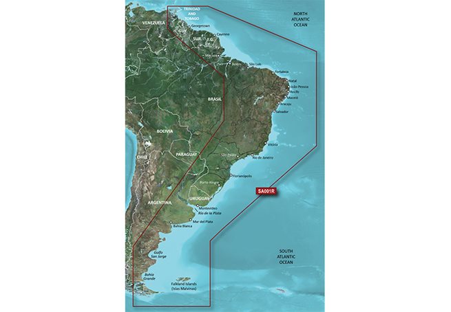 Garmin South America East Coast Garmin microSD™/SD™ card: HXSA001R
