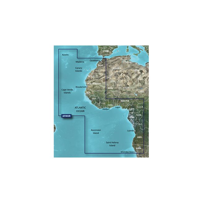 Garmin Western Africa Garmin microSD™/SD™ card: HXAF003R