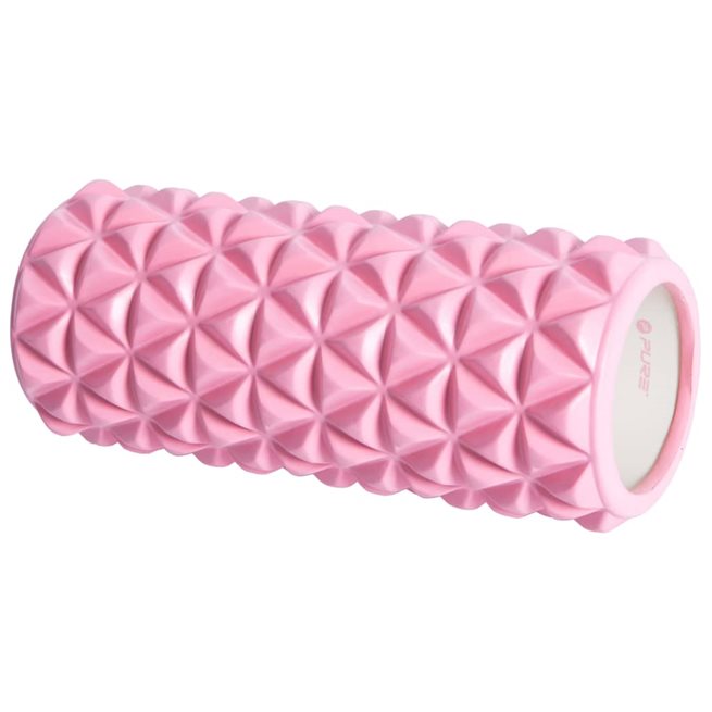 vidaXL Yogarulle 33x14 cm rosa och vit