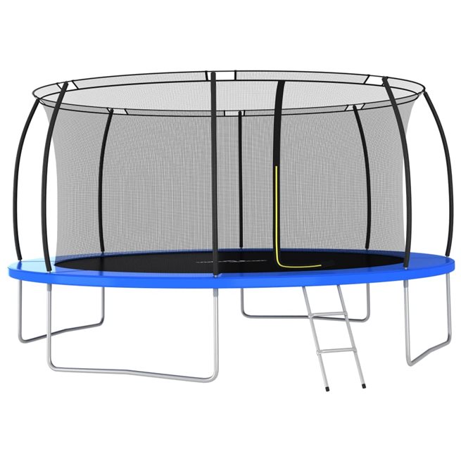 vidaXL Studsmatta rund 460x80 cm 150 kg