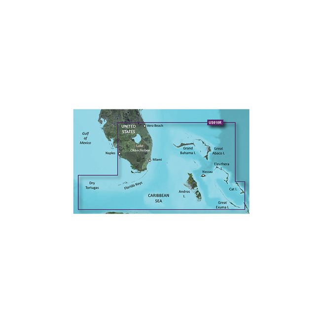 Garmin Florida and Bahamas Southeast VUS010R Garmin microSD™/SD™ card