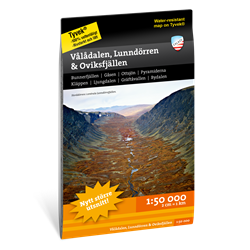 Calazo Vålådalen, Lunndörren & Oviksfjällen 1:50.000