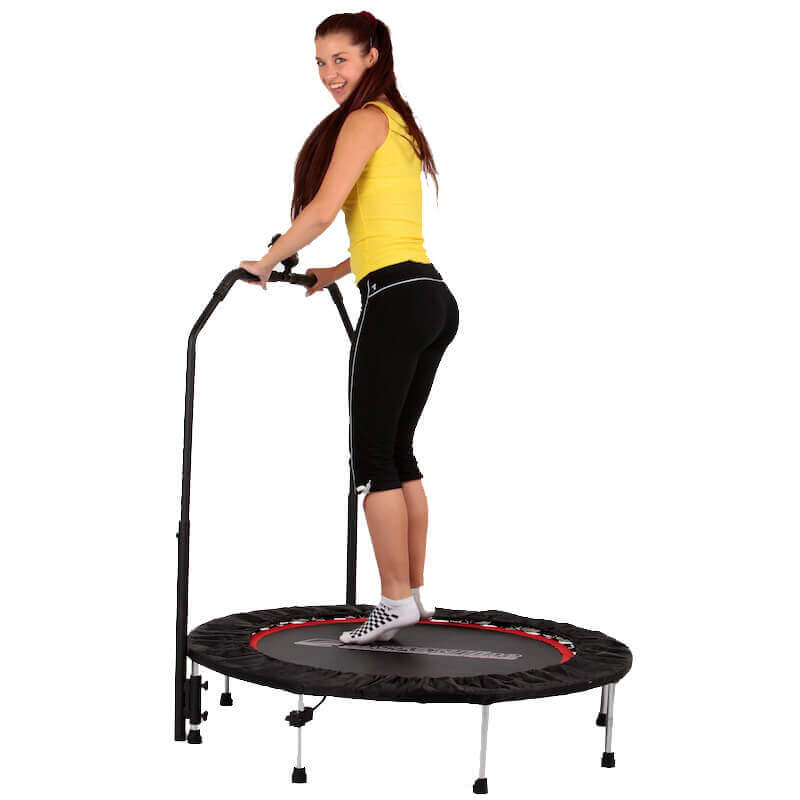 Studsmatta 122 cm med handtag