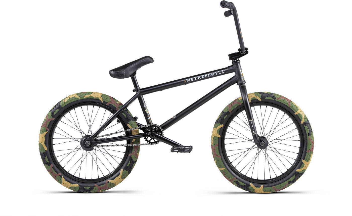 Wethepeople Justice 20" 2020 Freestyle BMX Cykel 20.75" Matt Black