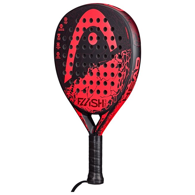 Head Flash Pro (365 Gr) (Svart/Röd), Padelracket