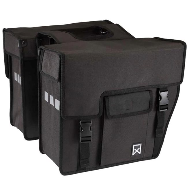 vidaXL Cykelväskor Shopper 33 L svart
