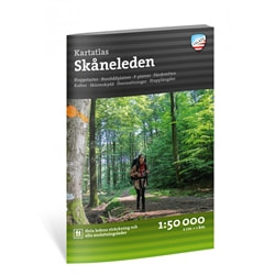 Calazo Friluftsatlas Skåneleden 1:50.000