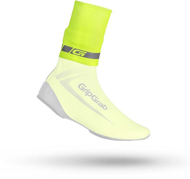 GripGrab CyclinGaiter Hi-Vis Rainy Weather Ankle Cuff, Skoöverdrag vatentäta
