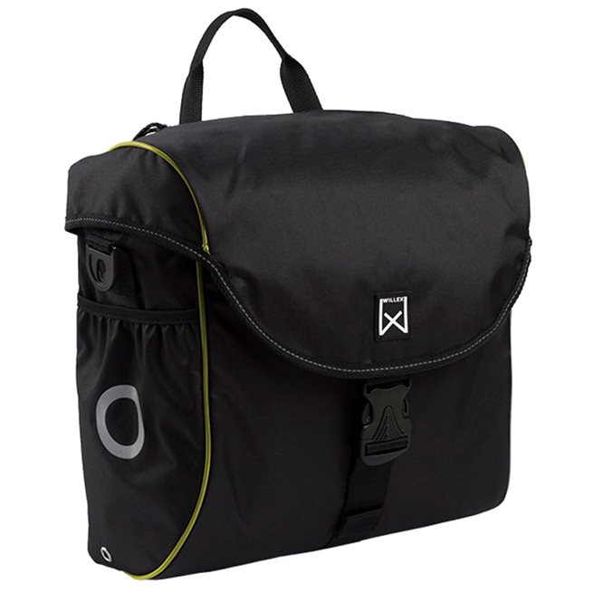 vidaXL Cykelväska 19 L svart och gul