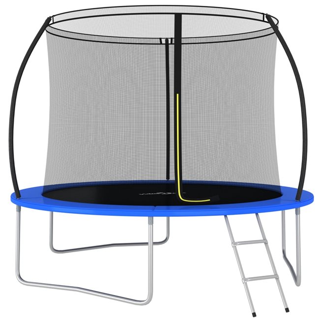 vidaXL Studsmatta rund 305x76 cm 150 kg