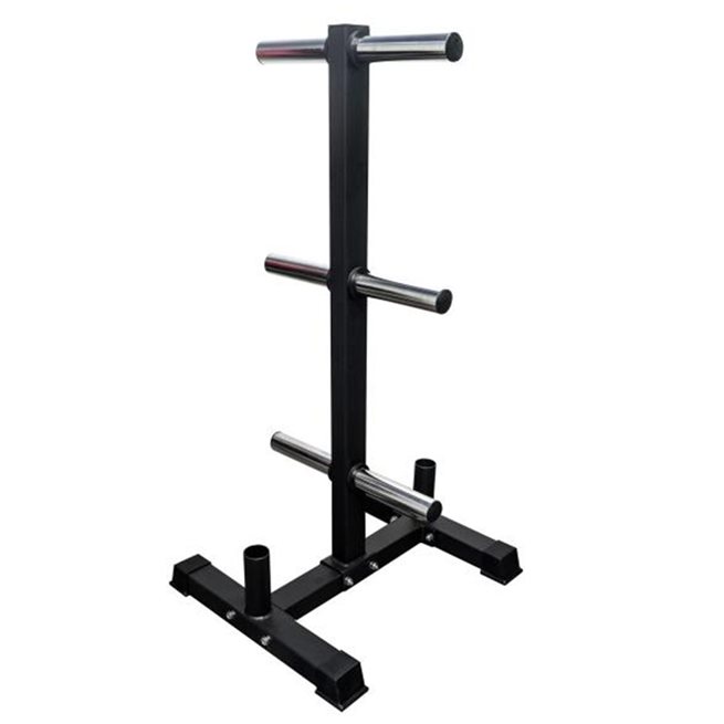 FitNord Bumper Weight Rack With Two, Ställning viktskivor