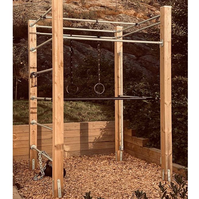 MUDDUS Wood Rig, Crossfit rig