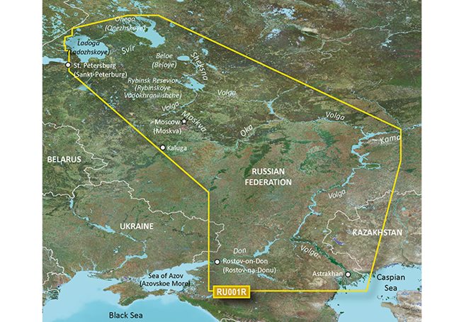 Garmin Russian Inland Waterways Garmin microSD™/SD™ card: HXEU062R