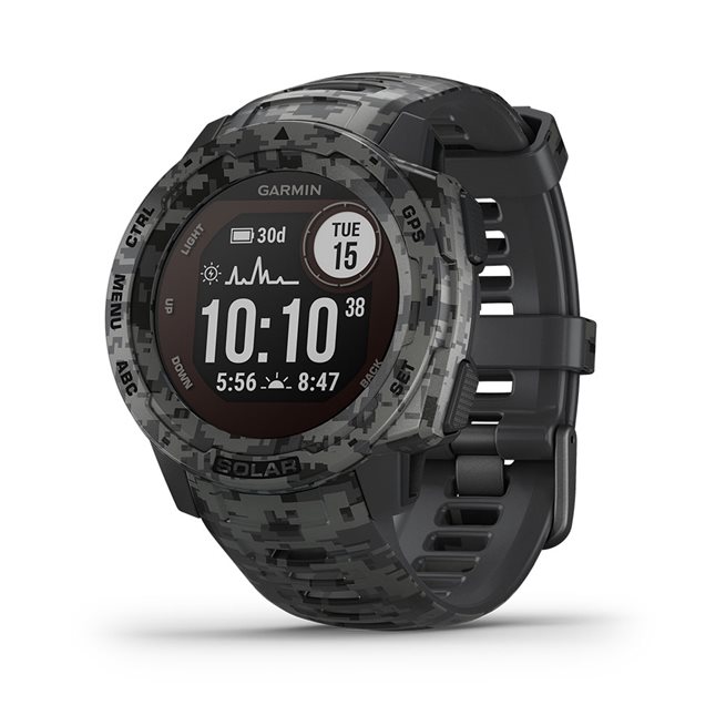 Garmin Instinct® Solar Camo Edition, Pulsklocka