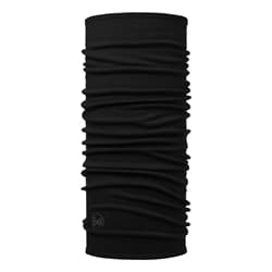 Buff Midweight Merino Wool Solid Black