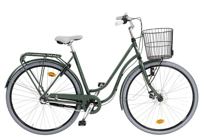 Skeppshult Dam Smile 3-Vxl Med Korg, Standardcykel