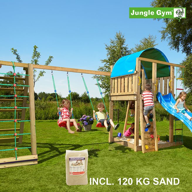 Jungle Gym Villa lektorn komplett inkl. Climb; Klätterställning