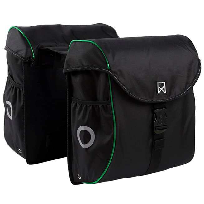 vidaXL Cykelväska 38 L svart och grön