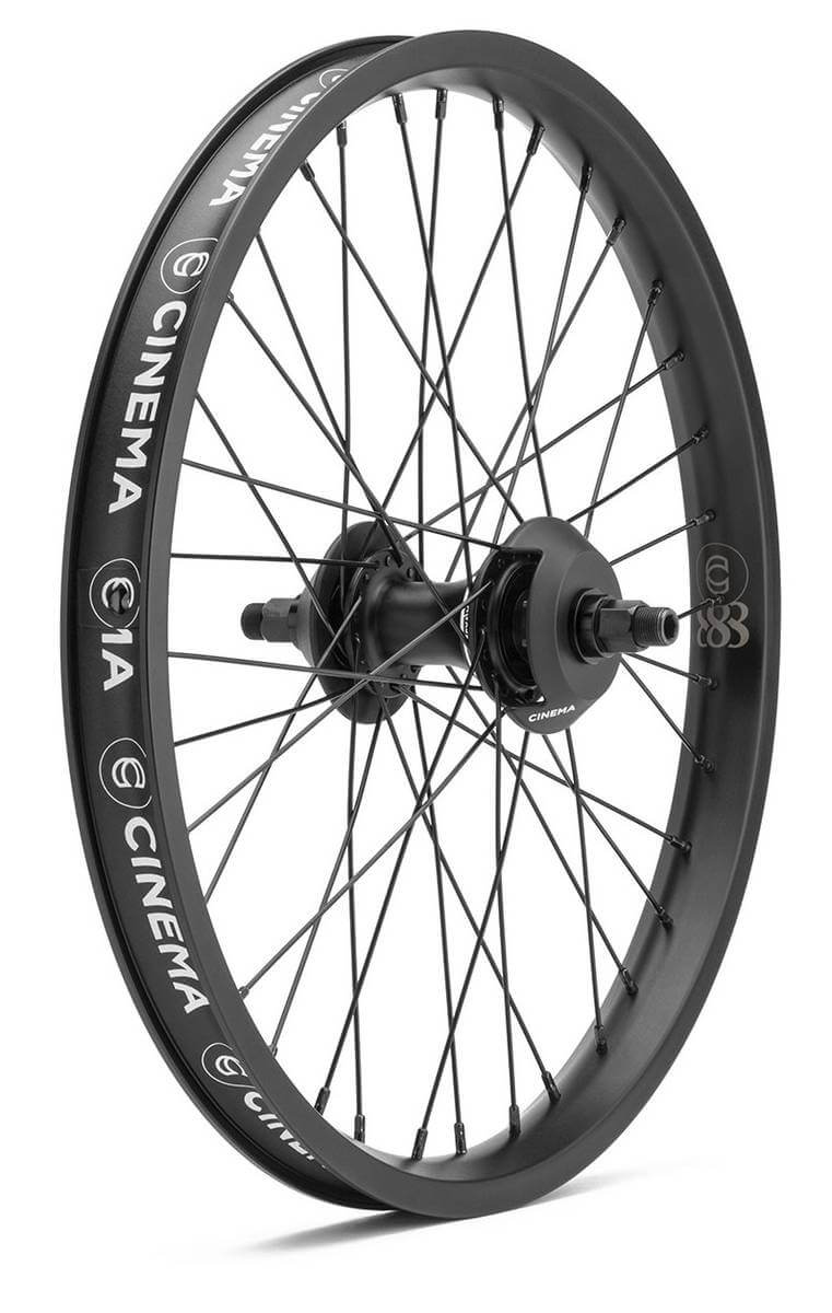 Cinema 888 Switchable 20" Cassette BMX Bakhjul Svart