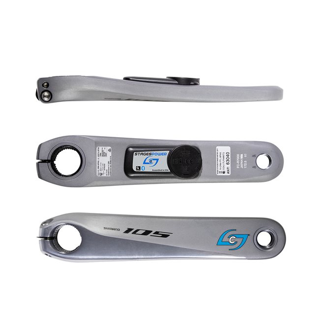 Stages Power L - Shimano 105 R7000 Silver, Effektmätare