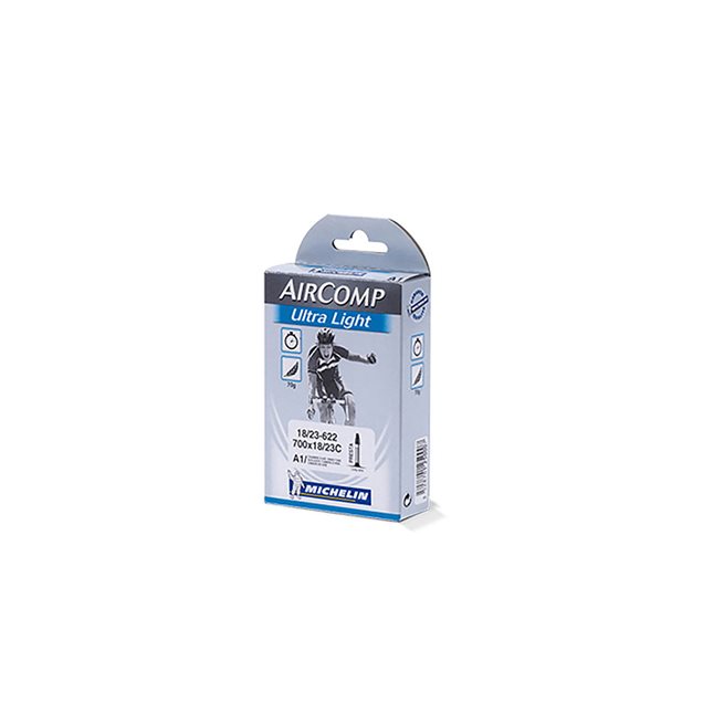 Michelin Aircomp Ultralight Tube 700 X 18-23C, Cykelslang