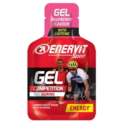 Enervit Sport Gel 25ml Raspberry With Caffeine