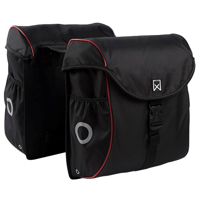vidaXL Cykelväska 38 L svart och röd