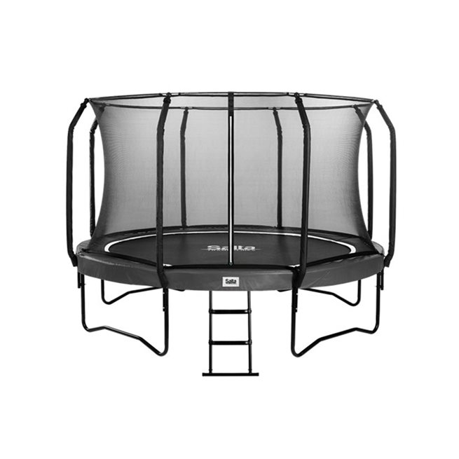 Salta Trampolines First Class Ø427 cm, Svart Inkl. Stege, Studsmatta