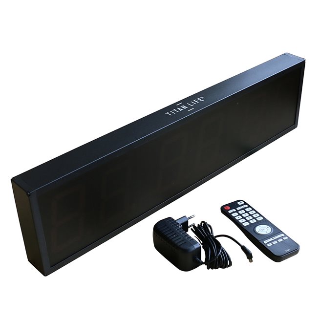 Titan LIFE Digital Clock Incl. Remote, Tidtagning