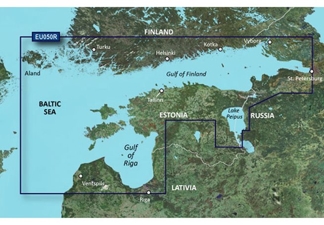 Garmin Gulfs of Finland & Riga Garmin VEU050R - BlueChart g3 Vision mSD/SD