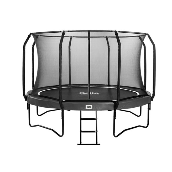 Salta Trampolines First Class Ø305 cm, Svart Inkl. Stege, Studsmatta