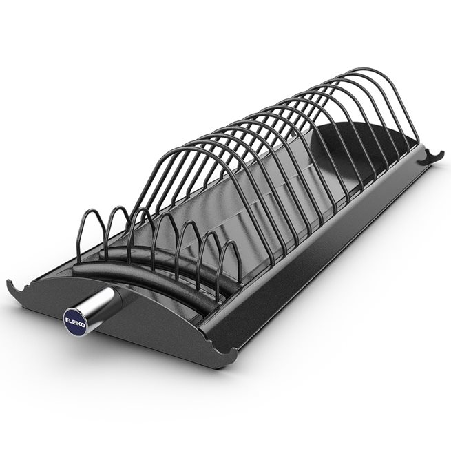 Eleiko Weightlifting Training Disc Rack - Charcoal, Ställning viktskivor