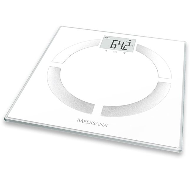 vidaXL Kroppsanalysvåg BS 444 vit 180 kg