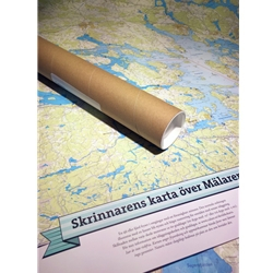 Calazo Skrinnarens Väggkarta Skärgården