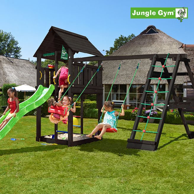Jungle Gym Cabin lektorn komplett inkl. climb, Klätterställning