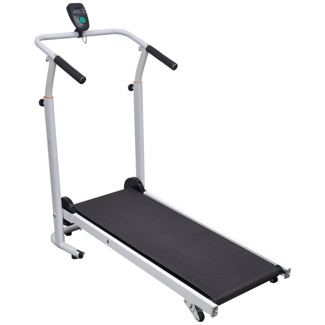 vidaXL Mini löpband hopfällbart 93 x 36 cm svart