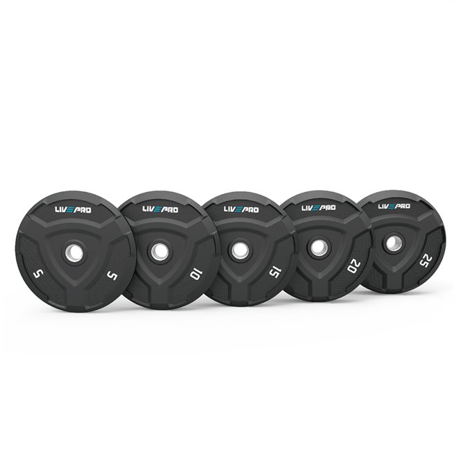 LivePro Rubber Warrior Bumper Plate, Viktskiva Bumper