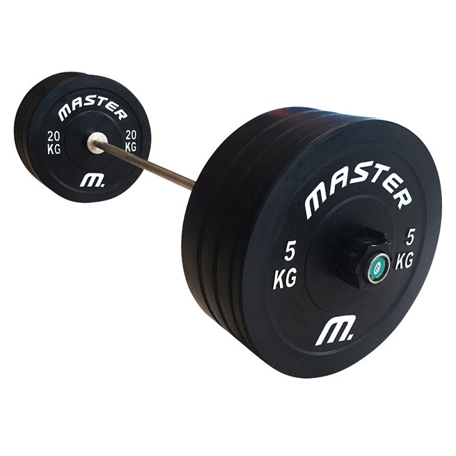 Master Fitness Skivstångsset Crossfit 100 kg, Skivstångset