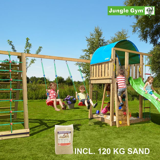 Jungle Gym Villa lektorn komplett inkl. Climb, Klätterställning
