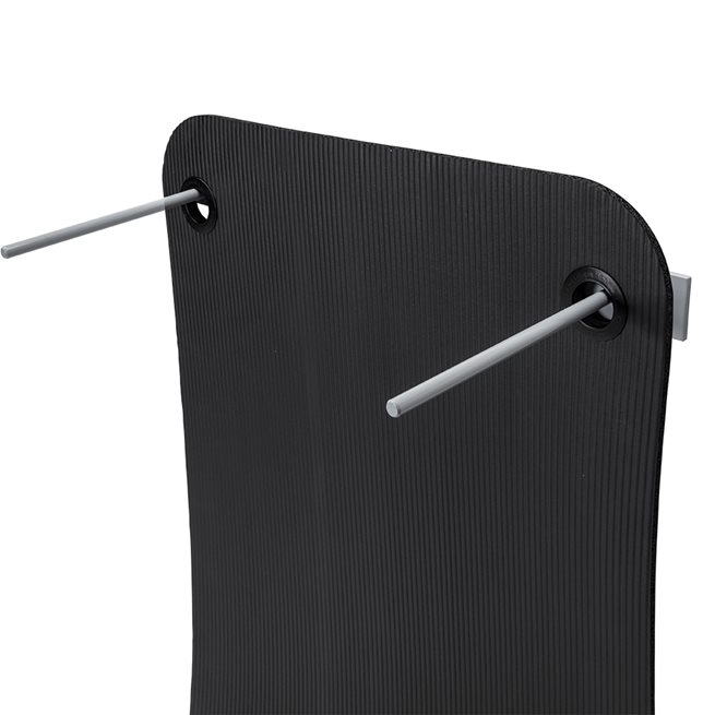Exceed Wall Bracket For Yoga And Studio 120 Mats - Grey, Ställning mattor
