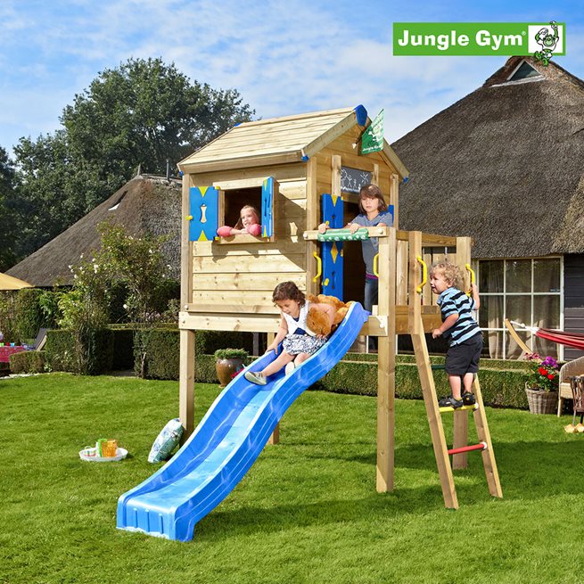 Jungle Gym Lekstugetorn L komplett, Klätterställning