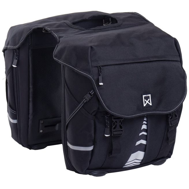 vidaXL Cykelväskor XL 1200 svart 50 L