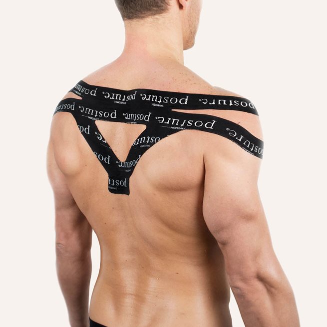 Swedish Posture UPRIGHT Pre-cut kinesio tape 3-pack, Tejp