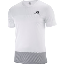 Salomon Sense Tee M White/Black/Alloy
