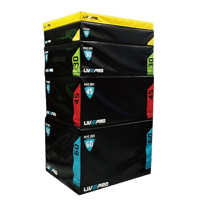 LivePro Soft Plyo Metric Boxes, Plyo Box