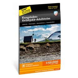 Calazo Kungsleden: Kvikkjokk–adolfström 1:50.000