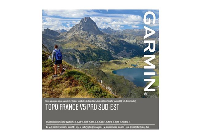 Garmin TOPO Frankrike v5 PRO, sydöst Garmin microSD™/SD™ card