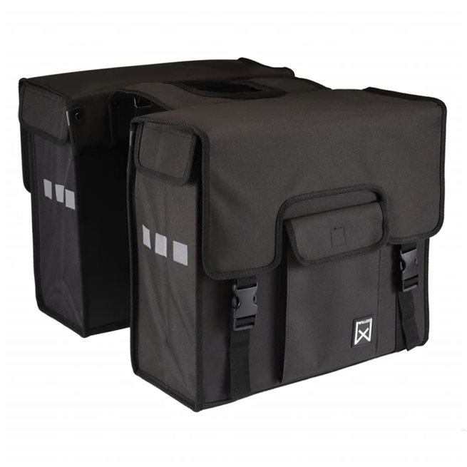 vidaXL Cykelväskor 38 l svart