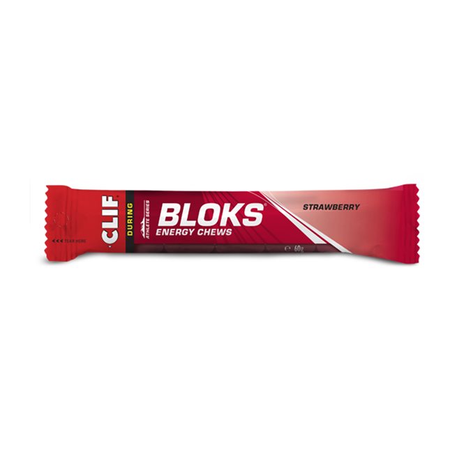 Clif bar Bloks Strawberry, Gel