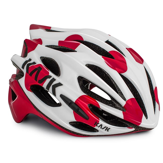Kask Mojito, Röd/Vit, Cykelhjälm